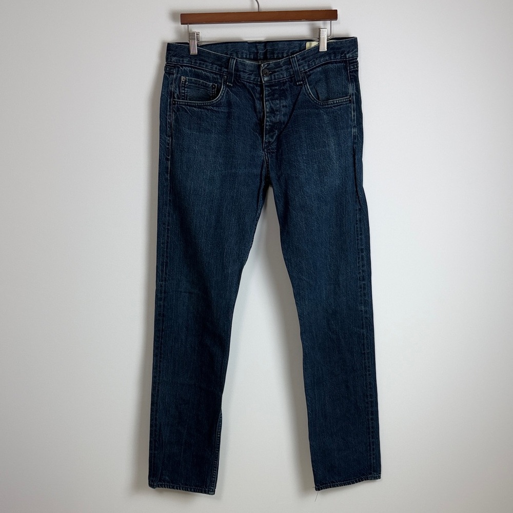 rag & bone Men's slim Straight  blue Jeans 34, inseam 34